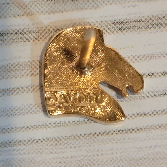 J3 Vintage Avon Gold-tone Horse Pin - Picture 4 of 4